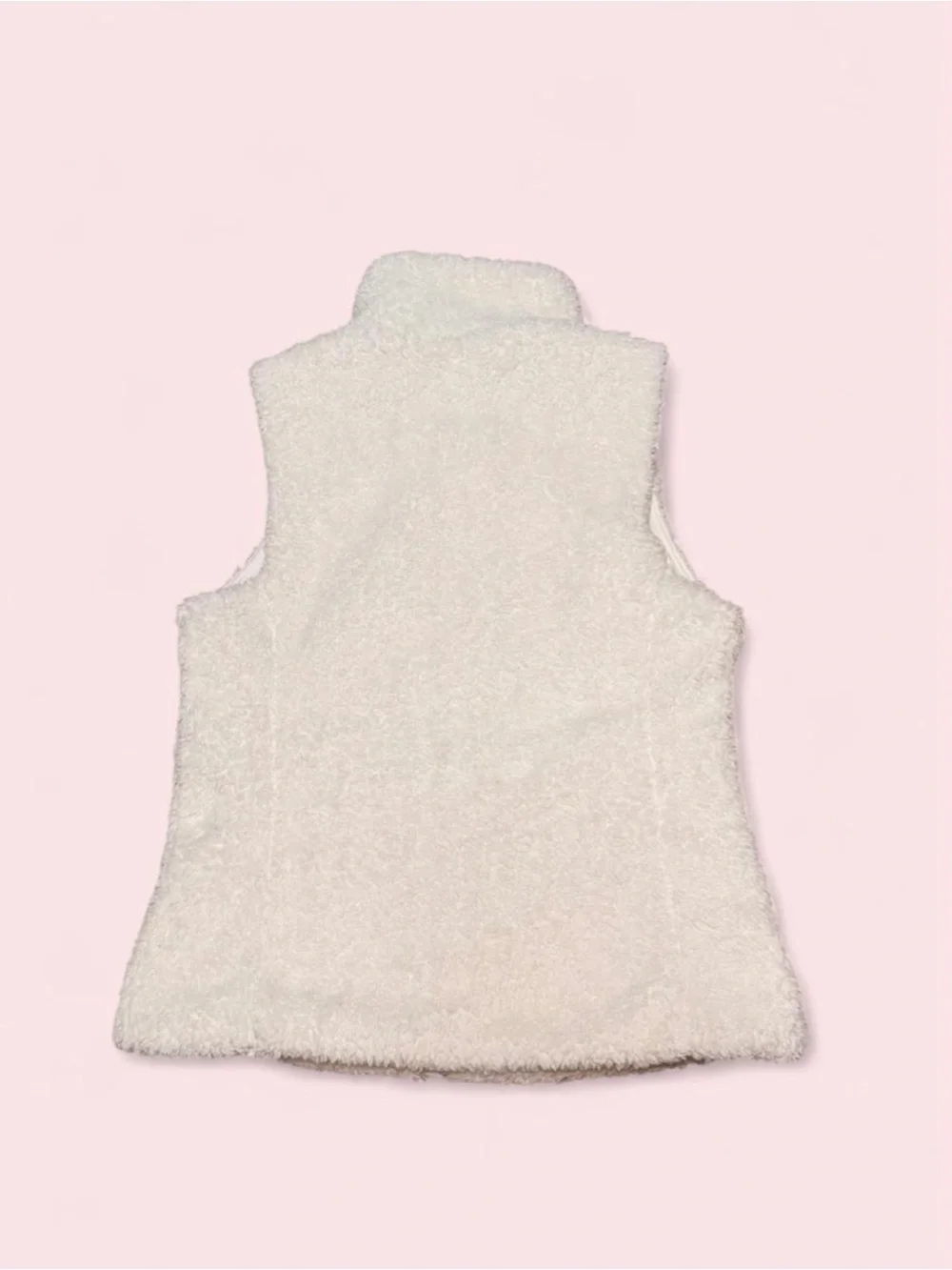 Patagonia Los Gatos Fleece Vest Birch White Women’s M Sherpa Teddy Gorpcore - Picture 5 of 9